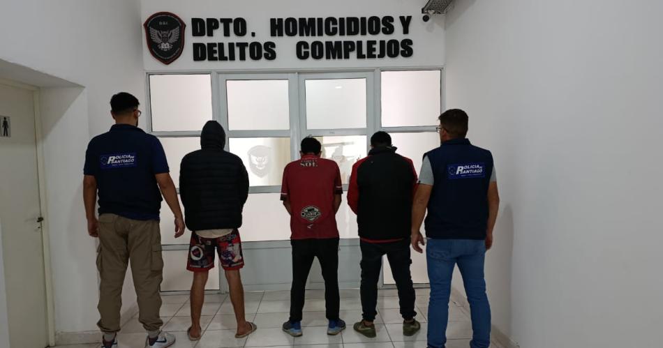 FIN DE LA FIESTA Los tres personajes detenidos y a la espera de las indagatorias
