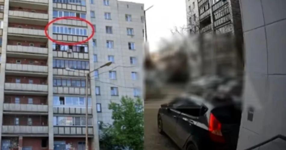 La anciana impactó sobre un auto lo cual amortiguó la caída y salvó su vida