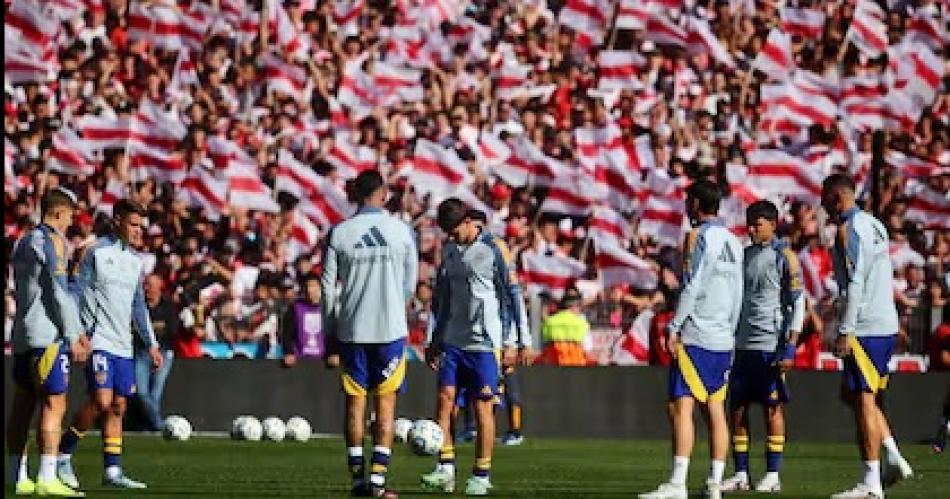 VIDEO- River y Boca calientan motores para el Supercl�sico