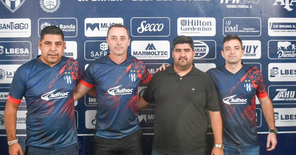 Sarmiento de La Banda presentó a Cristian Molins como su nuevo DT