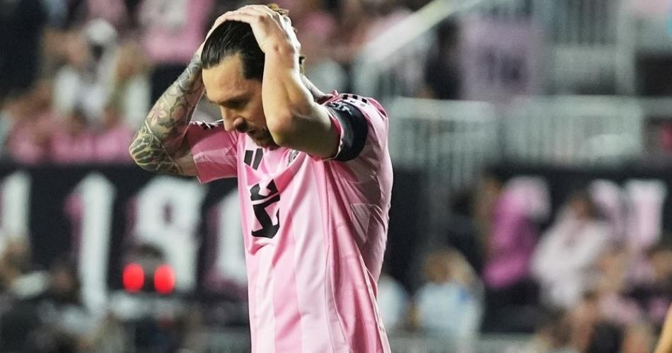 El Inter Miami de Messi fue goleado y eliminado de la Concachampions