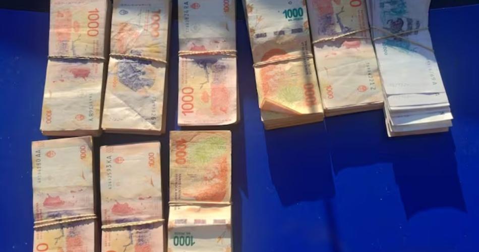 La policía recuperó el dinero tras un operativo