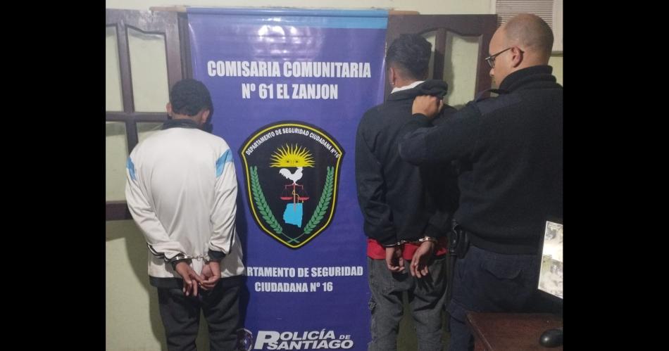 Intentaban huir por el fondo de una casa- cayeron dos sospechosos en operativo policial