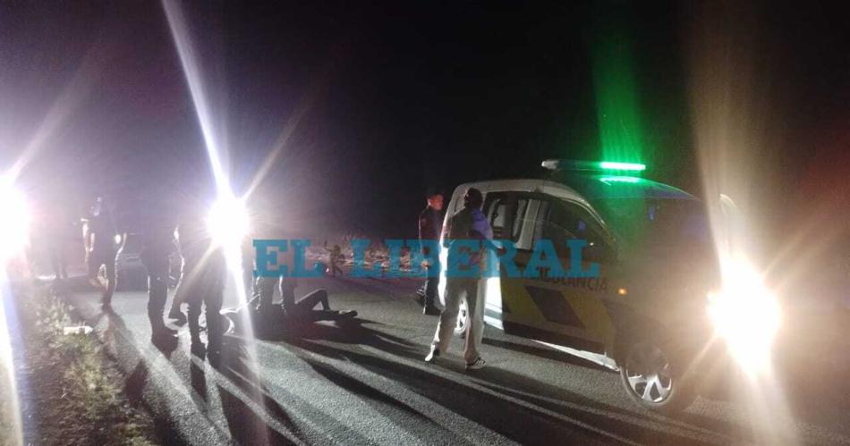 Terrible choque cerca de Añatuya- dos motociclistas graves tras impactar contra un animal (Foto- EL LIBERAL)