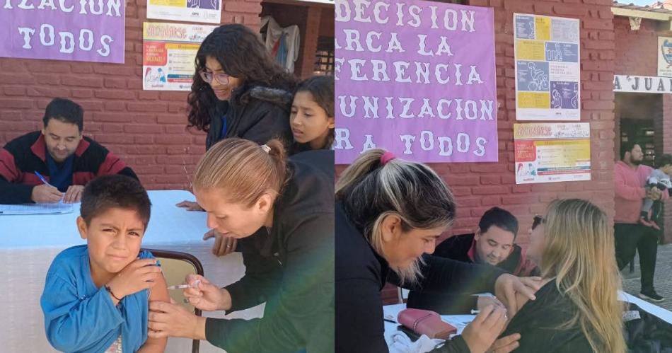 Semana de la vacunacioacuten en el hospital de Lavalle 