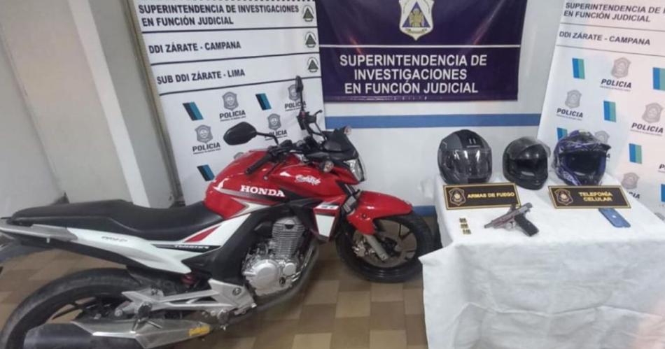 Los sospechosos fueron aprehendidos luego de los allanamientos realizados en la ciudad de Campana