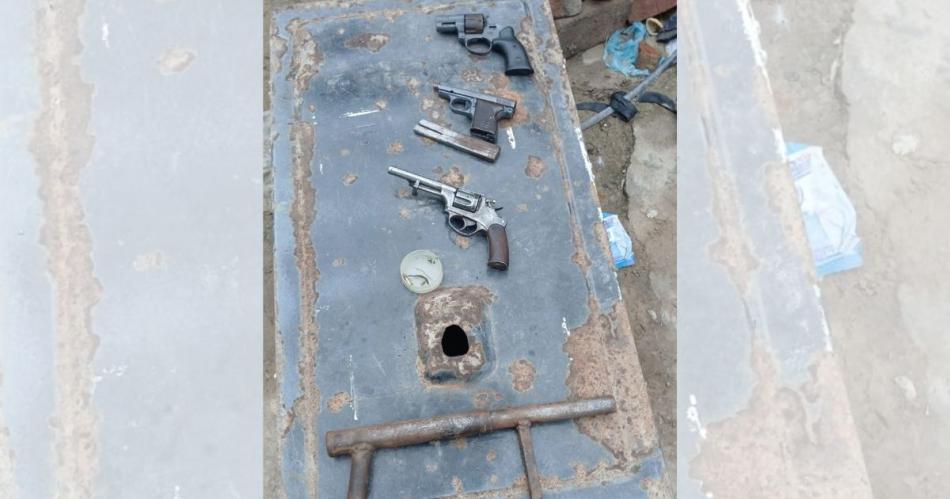 La policía secuestró importantes elementos en el procedimiento