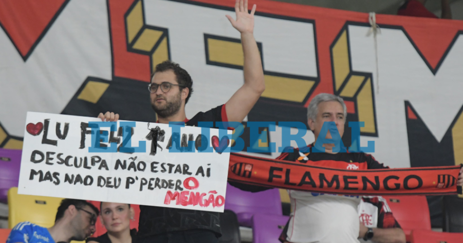 Hincha de Flamengo pide perdón a su novia para no perderse la Copa Libertadores