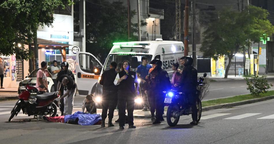 ESCENA DEL HECHO El trnsito fue interrumpido parcialmente para el trabajo de los peritos policiales