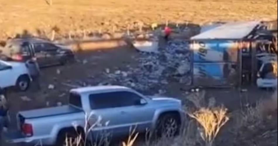 Las im�genes del saqueo se difundieron r�pidamente en las redes sociales (Foto- captura de video)