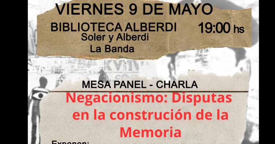 Se realizaraacute una mesa panel sobre el Negacionismo