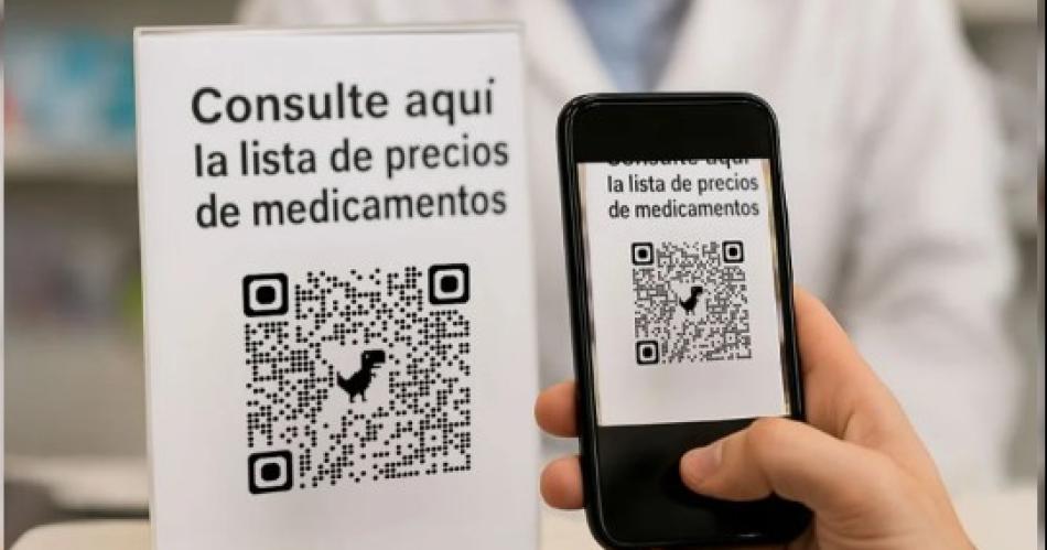 El QR ya se puede escanear en las farmacias (Foto- Redes)