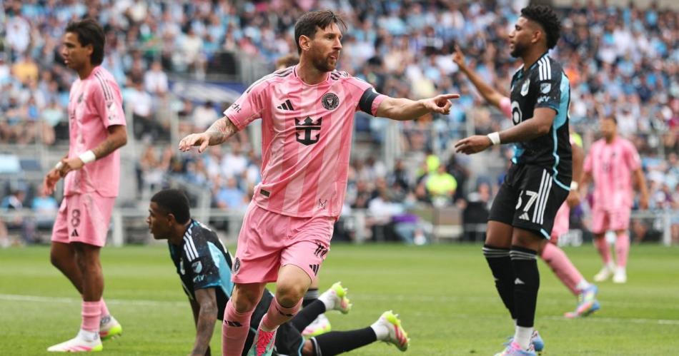 Pese al gol de Messi Inter Miami cayó por goleada ante Minnesota United