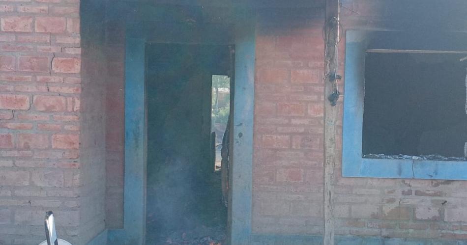 La Cantildeada- un cortocircuito desatoacute un incendio y dejoacute cuantiosas peacuterdidas materiales