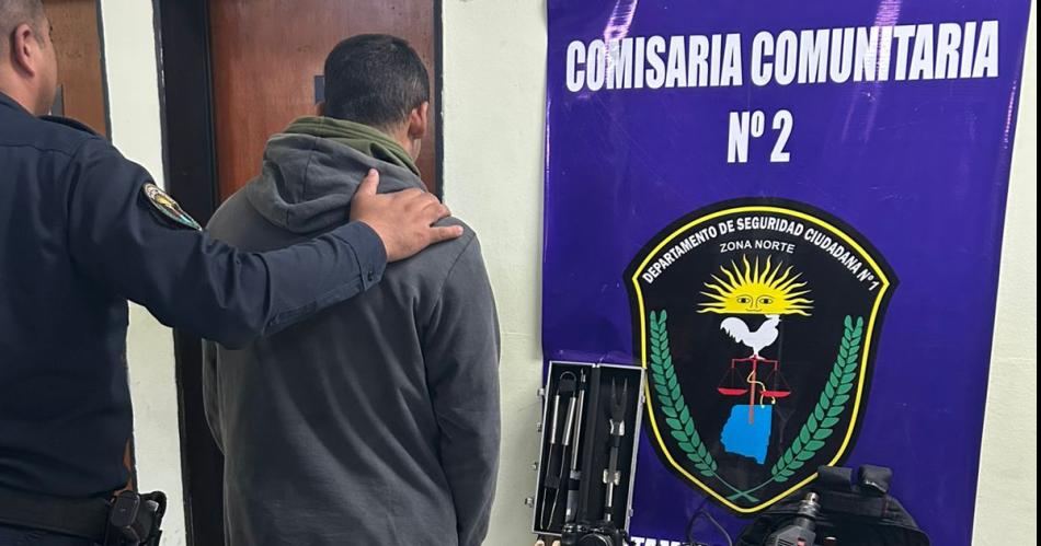 Cae un sujeto acusado por robo y recuperan elementos sustraiacutedos