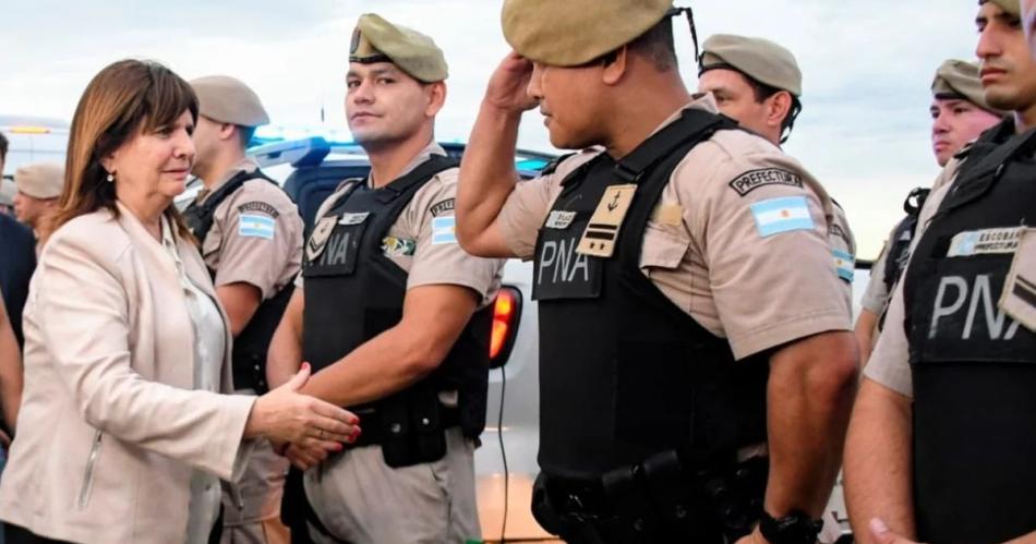 Bullrich destacó el trabajo de las fuerzas de Seguridad