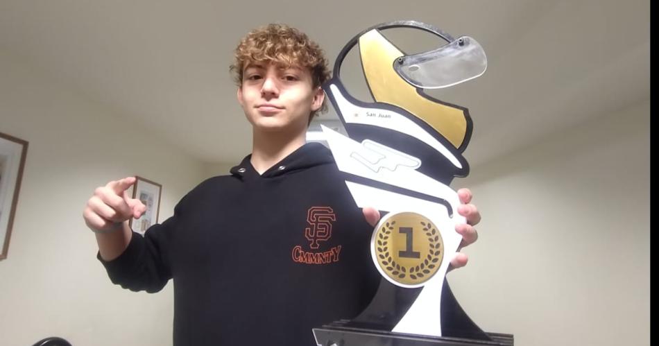 VICTORIA Con apenas 17 años Jorge Bruno se anotó otra victoria en el Villicum y visitó EL LIBERAL