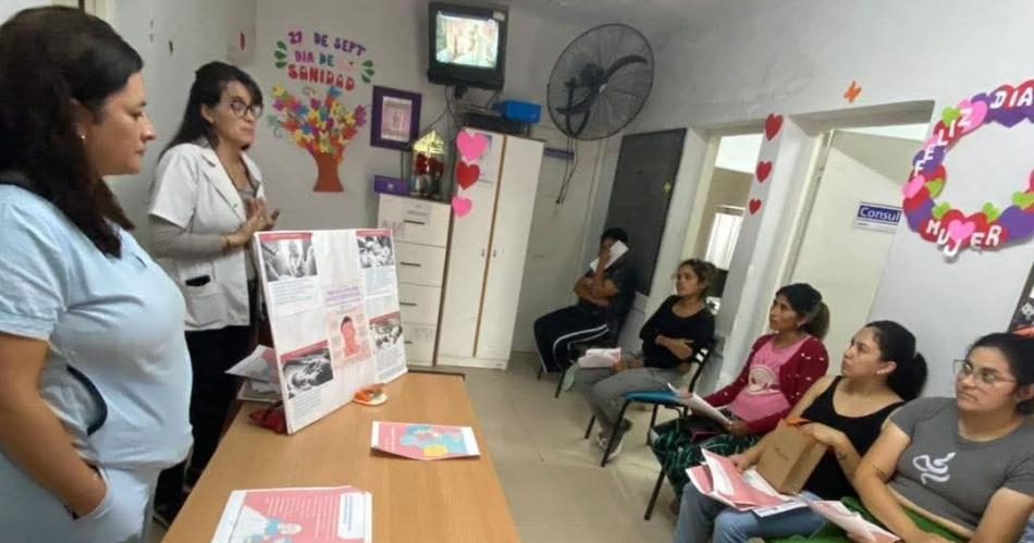 Se difundieron los derechos en la Semana del Parto Respetado en el Bdeg 25 de Mayo