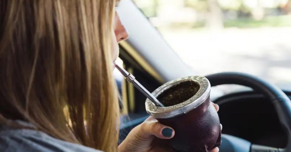 Tomar mate mientras se conduce ya no es una costumbre permitida en dos provincias argentinas