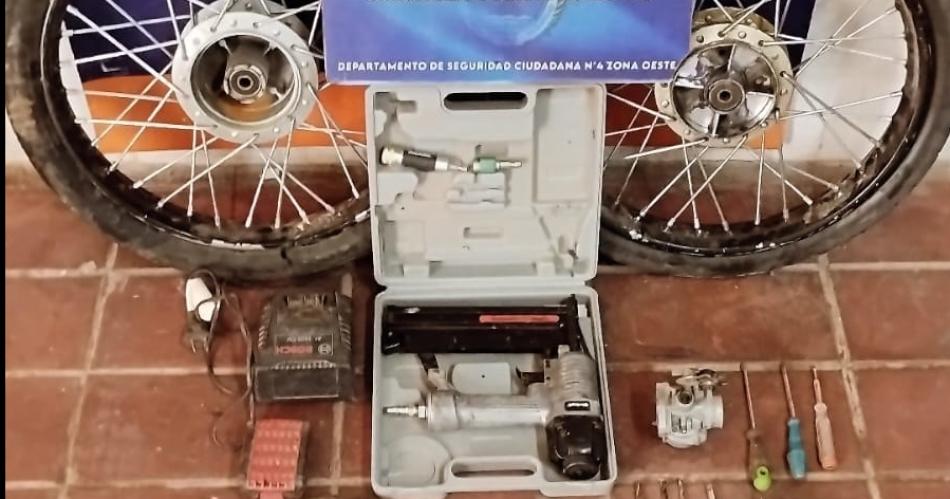 Recuperan elementos robados en procedimientos realizados en Capital y Banda