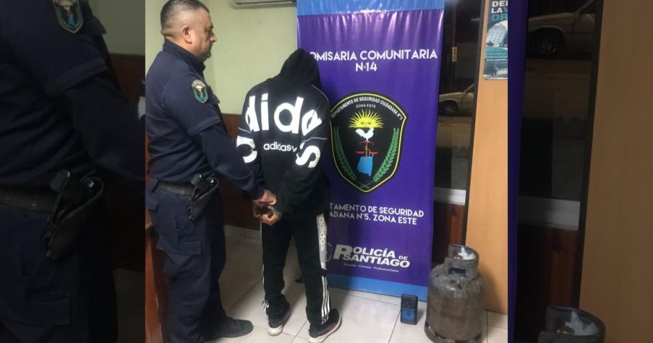 La policí� detuvo al implicado y quedo alojado en Seccional 14