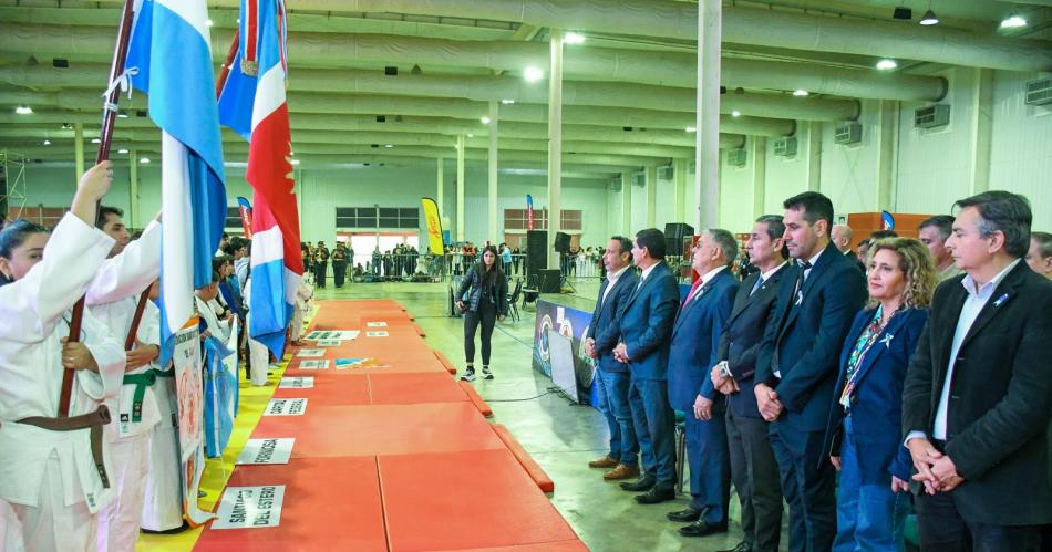 La intendente Fuentes participoacute de la apertura del Campeonato Nacional de Judo