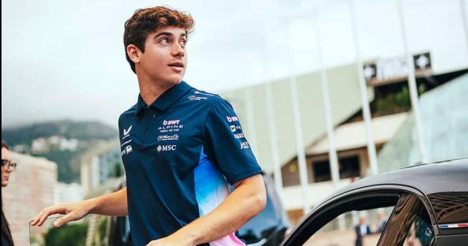 Colapinto se presenta en Moacutenaco y va en busca de buenos registros hoy