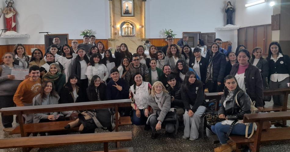 HONRA Hubo una misa en honor al santo en la parroquia de Sumampa