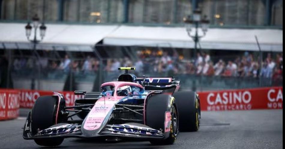 Buena carrera de Colapinto finalizoacute 13deg en el GP de Moacutenaco de la Foacutermula 1