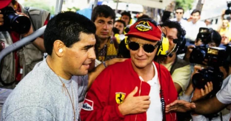 Maradona en Montecarlo- del doping al paddock el diacutea que el Diez revolucionoacute la Foacutermula 1