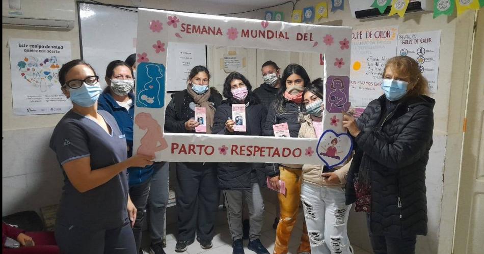 Se realizaron actividades en la Semana del Parto Respetado