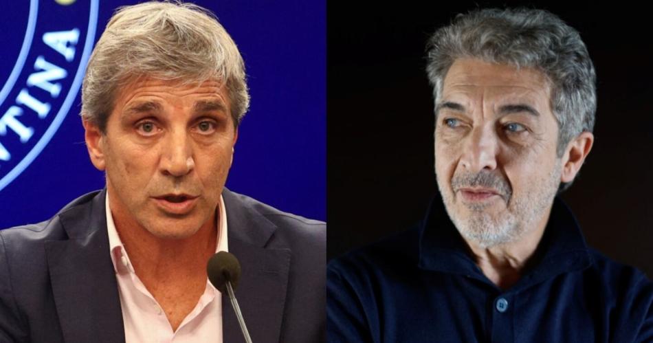 Luis Caputo le contestó a Ricardo Darín por sus dichos sobre las empanadas