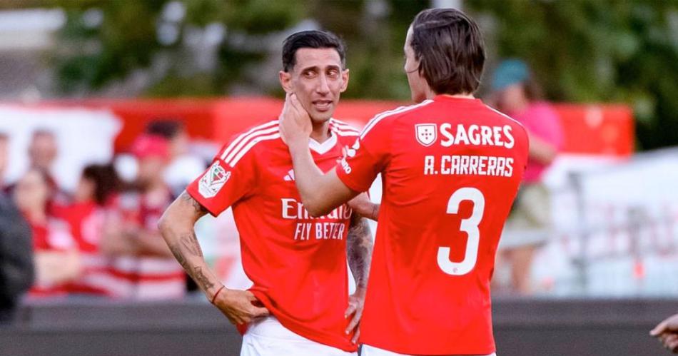 Tristeza dolor y llanto en la despedida de Di Mariacutea en Benfica de Portugal