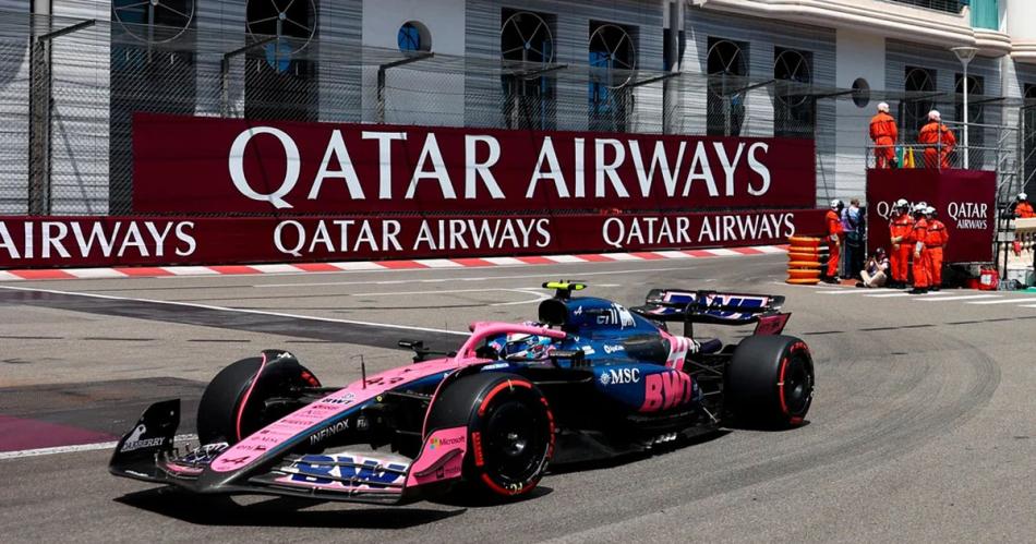 Buena carrera de Colapinto finalizoacute 13deg en el GP de Moacutenaco de la Foacutermula 1