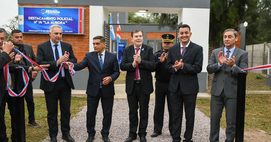 Zamora dejó habilitado un destacamento policial en esa localidad