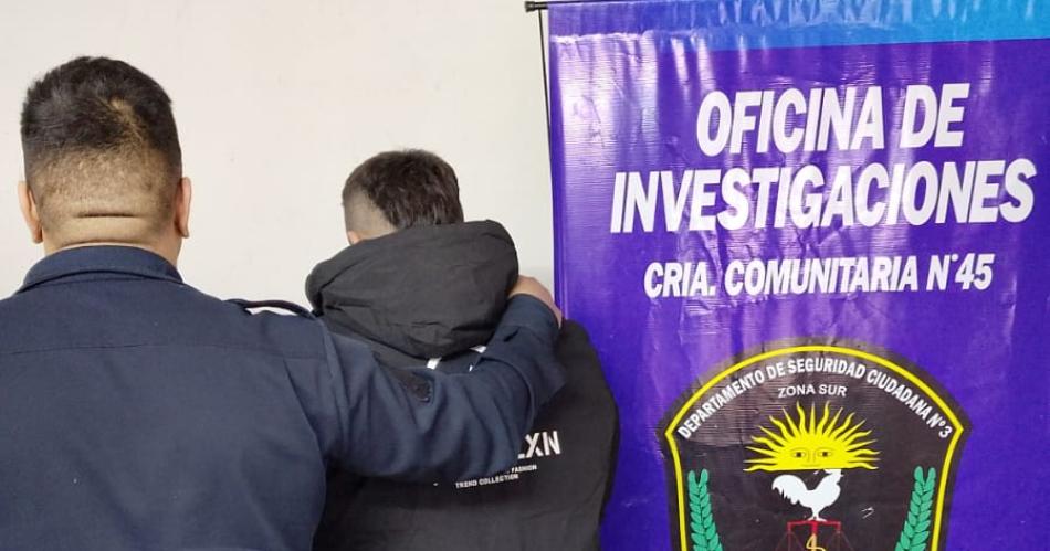 Barrio Santa Lucía- detienen a un hombre y secuestran un revólver en allanamiento