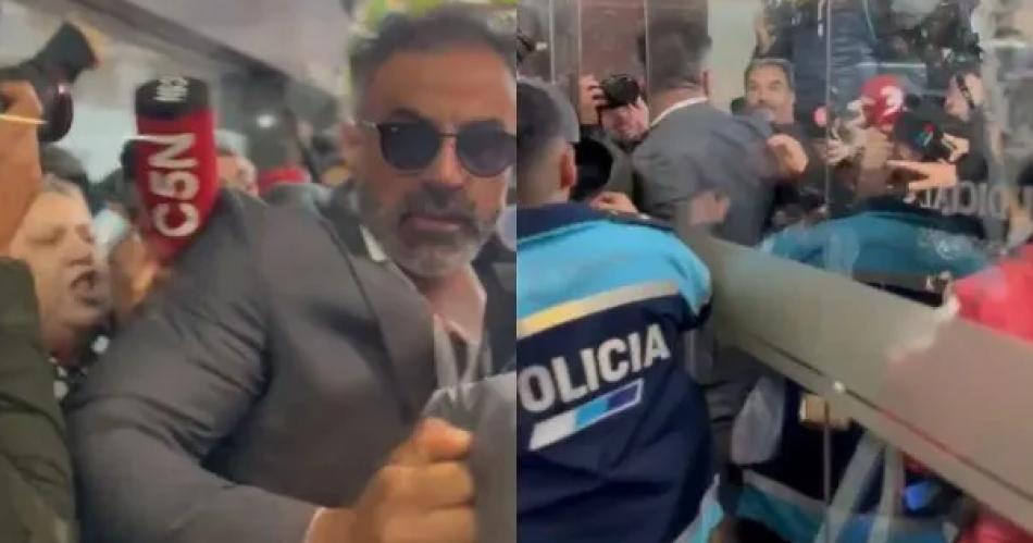 VIDEO Caso Maradona- Leopoldo Luque recibioacute golpes e insultos al llegar a Tribunales