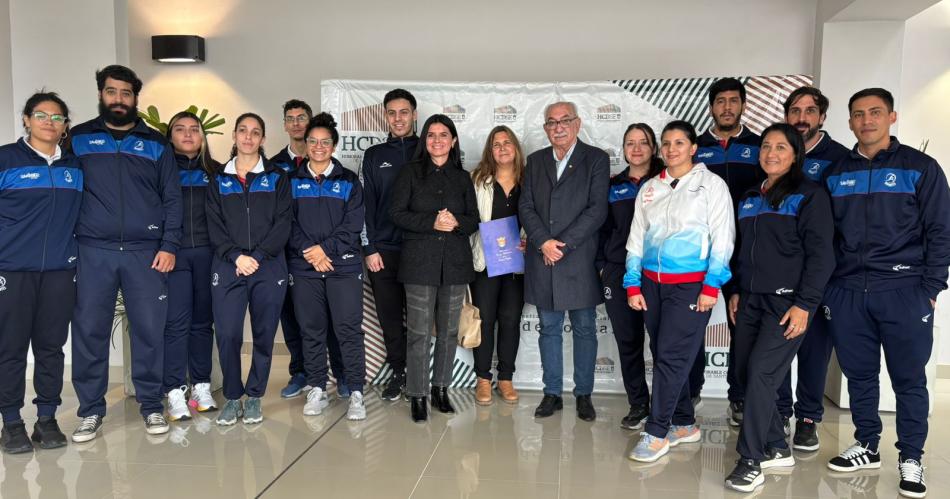 El Concejo Deliberante entregoacute un reconocimiento al Natatorio Oliacutempico Madre de Ciudades