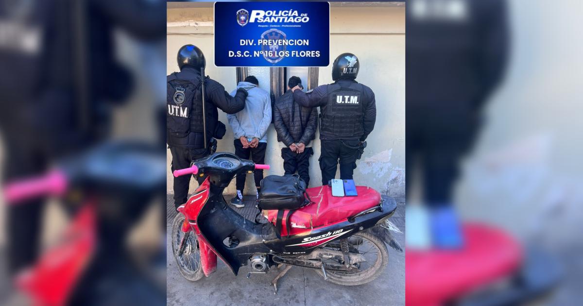 Arrebato en la UNSE- detuvieron a dos joacutevenes y recuperaron los objetos robados