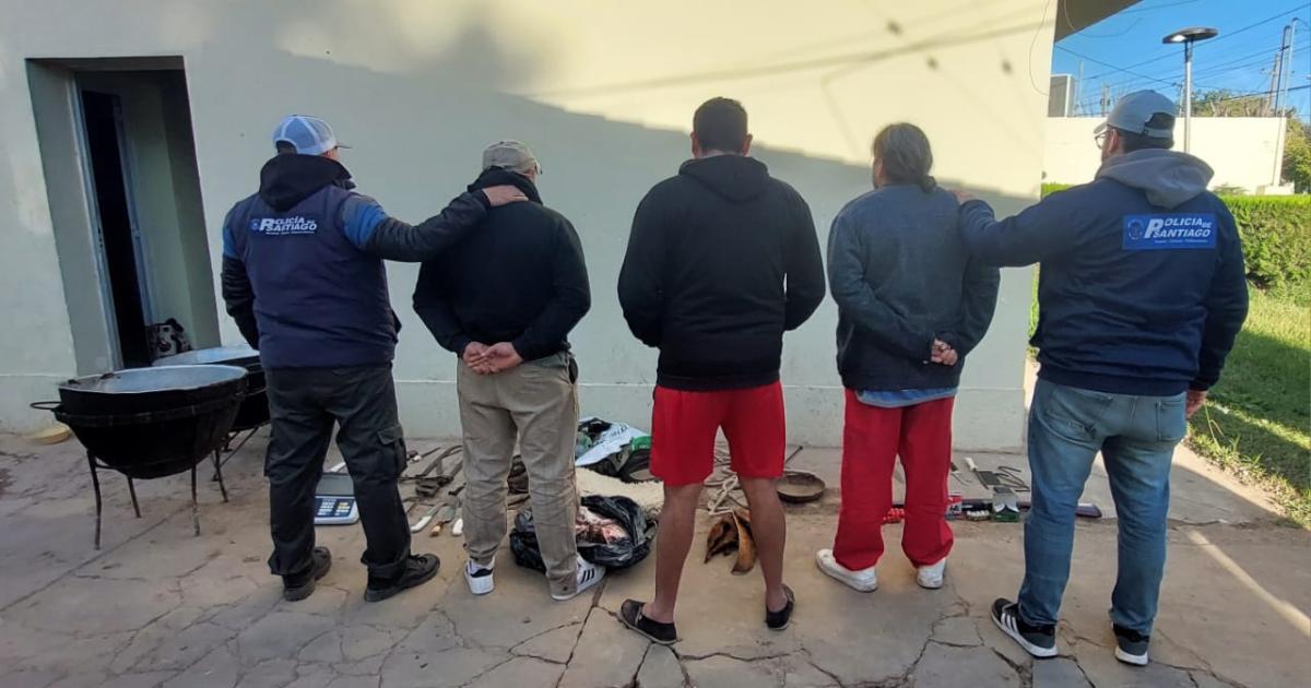 Detenidos durante los procedimientos en Palo Negro