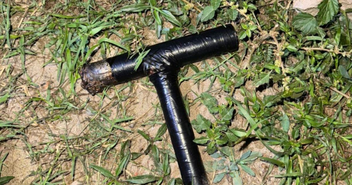 La policía secuestró las armas de fabricación casera