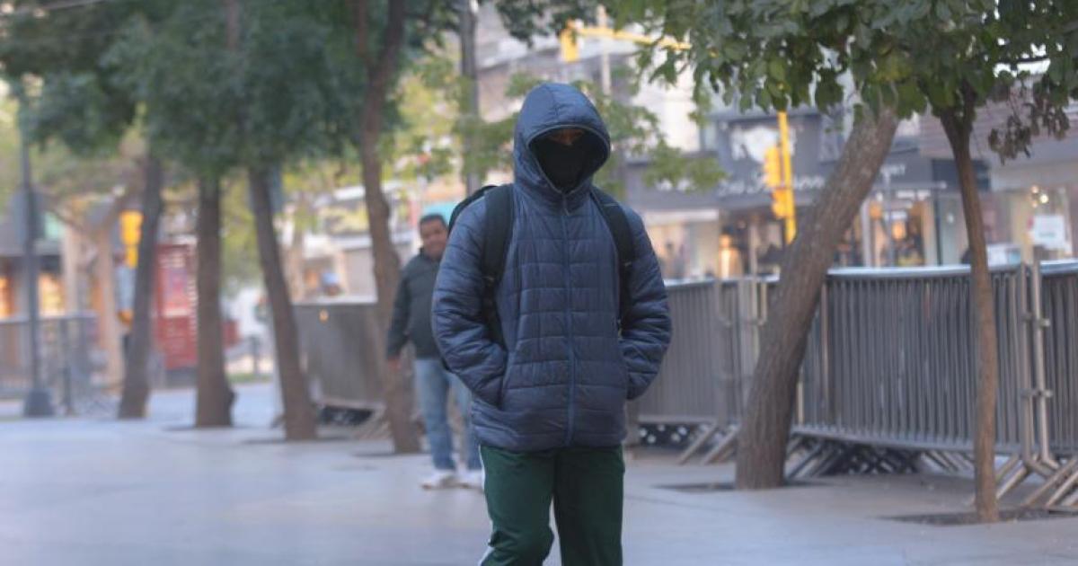 Otra mañana helada en Santiago (Foto- Archivo El Liberal)