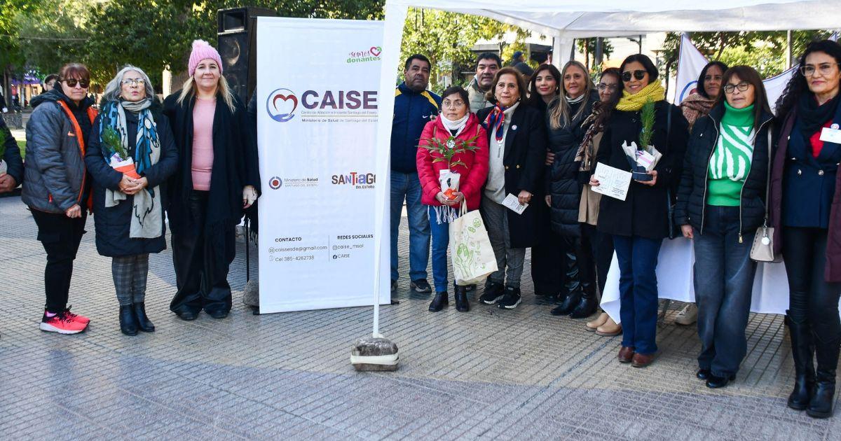 Durante la jornada se realizaron actividades informativas espacios de intercambio con personas trasplantadas y familiares