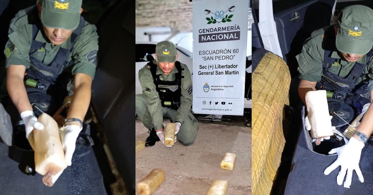 Golpe al narcotraacutefico- secuestran casi 20 kilos de cocaiacutena ocultos en un auto