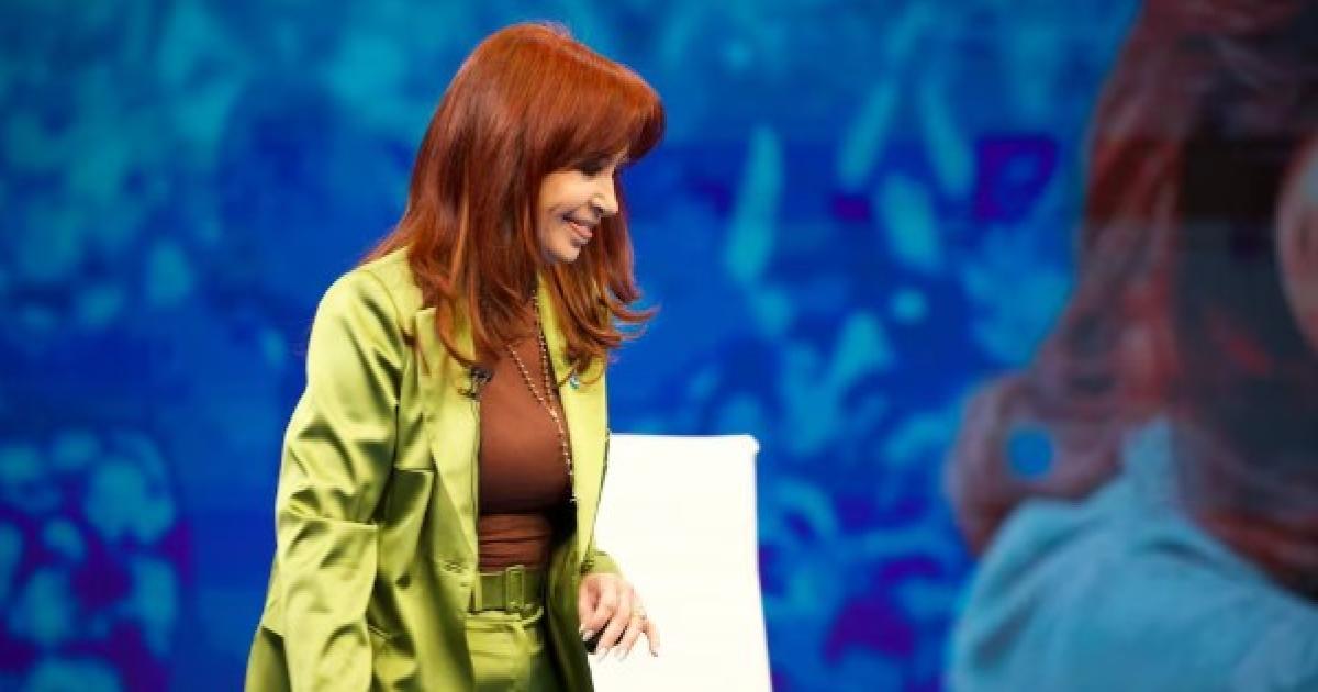 Cristina Kirchner en C5N (Foto- Infobae)