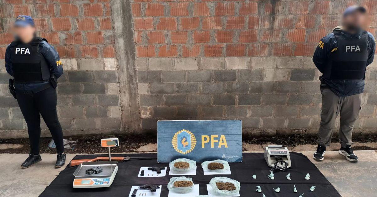 La policía realizo un importante procedimiento en La Banda