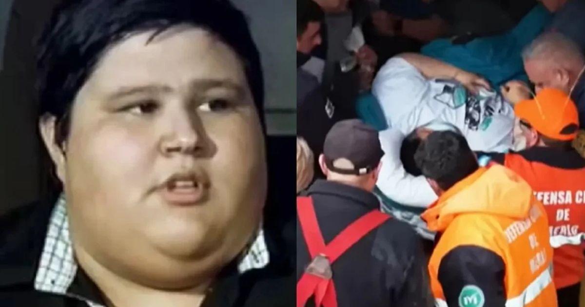 Fredes había participado de la edición del programa en 2012 cuando pesaba 210kg