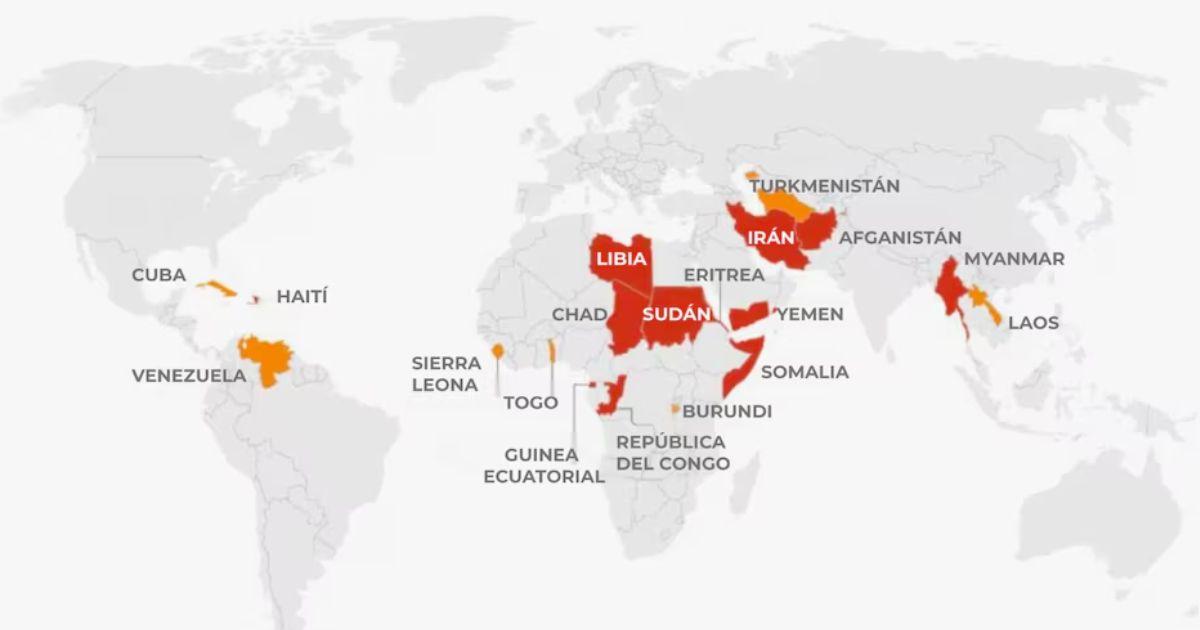 El presidente estadounidense indicó que la lista est sujeta a revisión