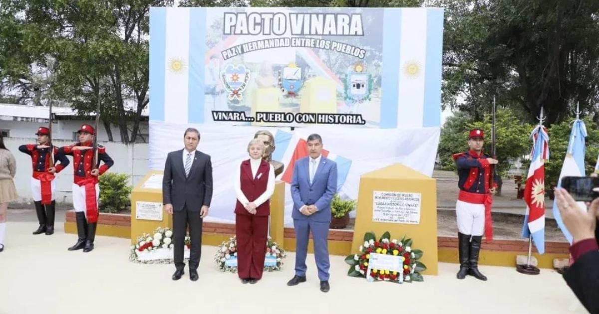 Se celebroacute el 204ordm aniversario de la firma del Tratado de Vinaraacute