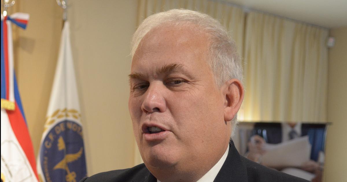 Molina es presidente del Consejo Federal del Notariado